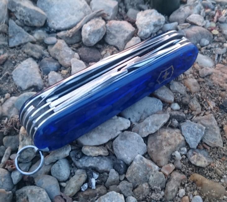 Victorinox Huntsman coltello tascabile 91mm, blu