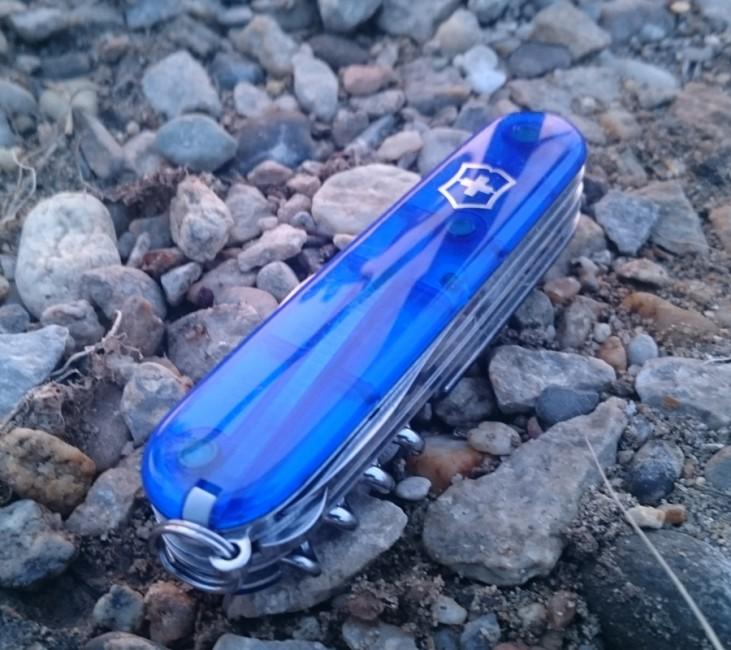 Victorinox Huntsman coltello tascabile 91mm, blu