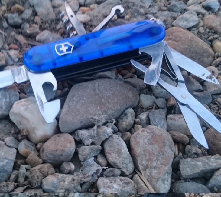 Victorinox Huntsman coltello tascabile 91mm, blu