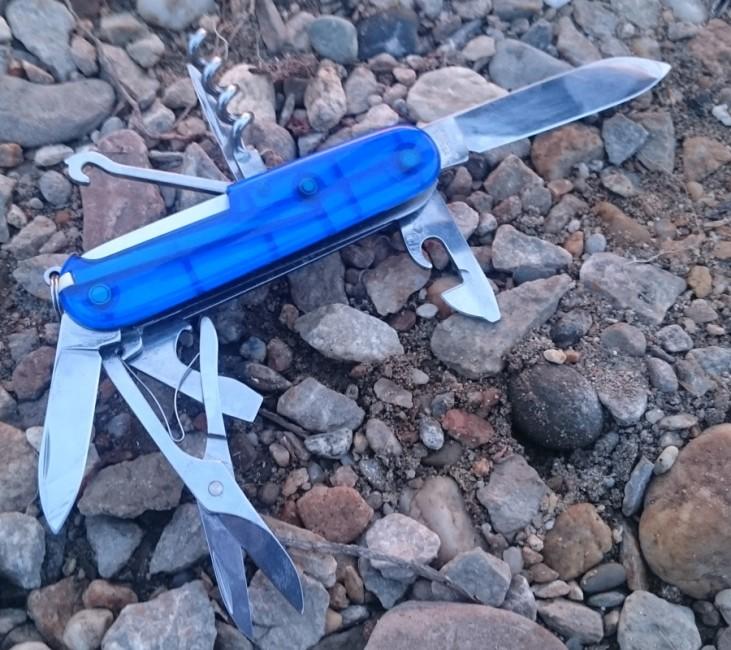 Victorinox Huntsman coltello tascabile 91mm, blu