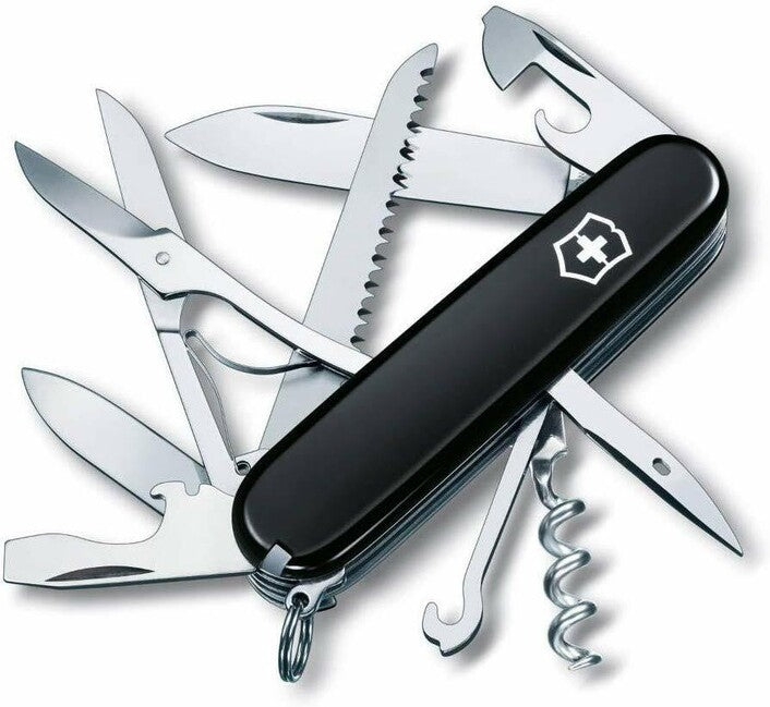 Victorinox HUNTSMAN coltello multifunzione 91 mm, nero, 15 funzioni