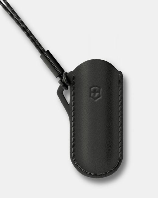 Victorinox fodero per coltello da tasca in pelle, nero