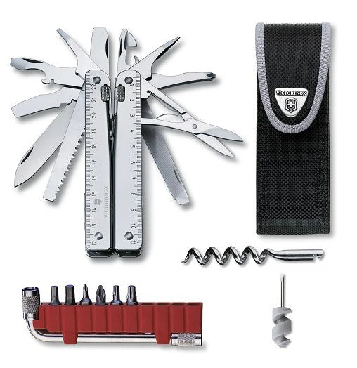 Victorinox SwissTool Plus utensile multifunzione con custodia in nylon