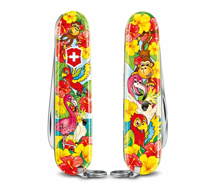 Victorinox My First Animal Edition coltello multifunzione per bambini pappagallo 9 funzioni