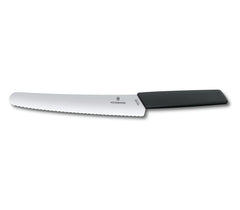 Victorinox Swiss Modern nôž na pečivo a cukrovinky, čierna