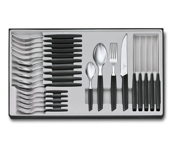 Victorinox Swiss Modern set di posate - coltello da bistecca, 24 pezzi