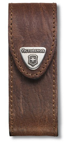 Victorinox fodero in pelle - marrone standard fino a 91 mm