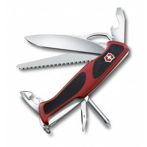 Victorinox RangerGrip 78 coltello multifunzione 130 mm, rosso-nero, 12 funzioni