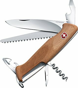 Victorinox RangerWood coltello multifunzione 130 mm , legno di noce, 10 funzioni , blister