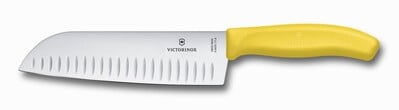 Victorinox Santoku coltello swiss classic, giallo