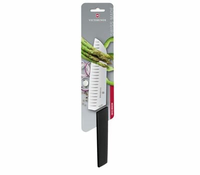 Victorinox Santoku coltello swiss modern, nero