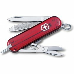 Victorinox Signature coltellо multifunzione 58 mm, rosso trasparente 7 funzioni