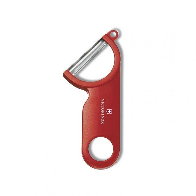 Victorinox Side pelapatate universale manico in plastica, rossa