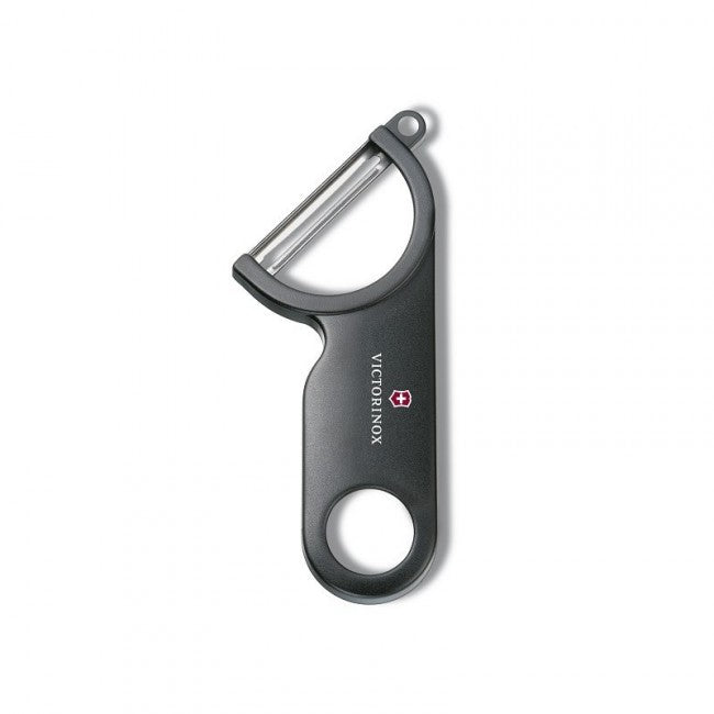 Victorinox Side pelapatate universale manico in plastica, nero