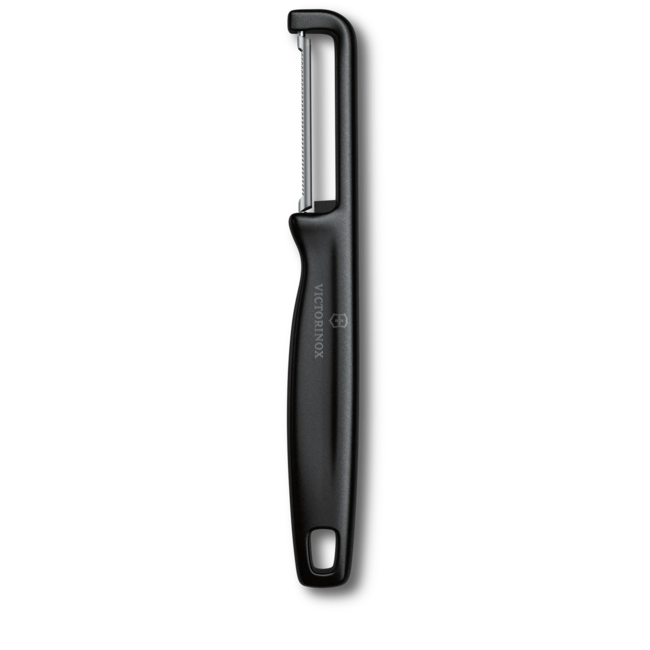 Victorinox Iota Peeler pelapatate con lama seghettata, nero