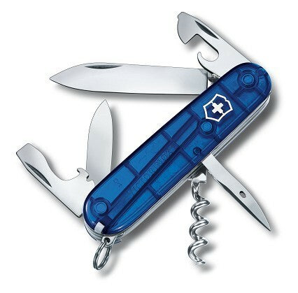 Victorinox Spartan coltello multifunzione 91 mm, blu trasparente, 12 funzioni