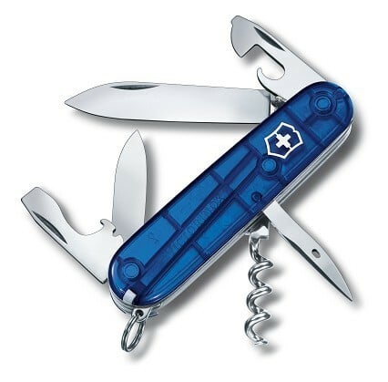 Victorinox Spartan coltello multifunzione, blu trasparente, in blister