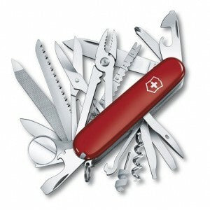 Victorinox Swiss Champ coltello multifunzione 91 mm, rosso, 33 funzioni