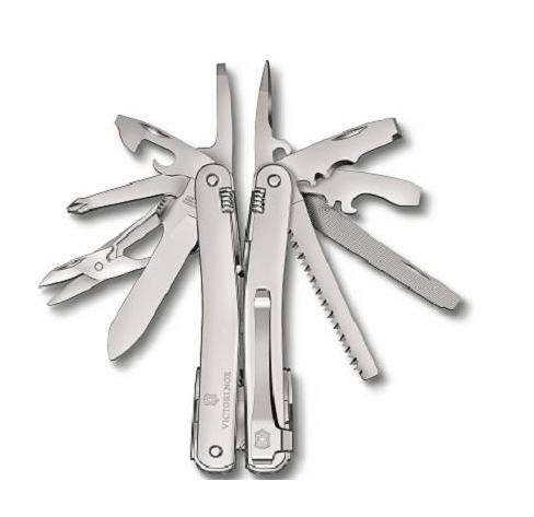 Victorinox Swiss Tool Spirit MX Clip strumento multifunzione, argento, 24 funzioni