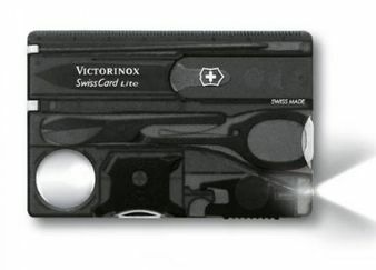 Victorinox SwissCard Lite coltello tascabile 13 funzioni, nero trasparente