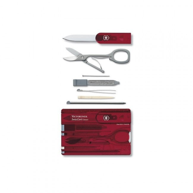 Victorinox SwissCard carta multifunzione 10v1, rossa