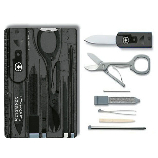 Victorinox SwissCard carta multifunzione 10v1, nera