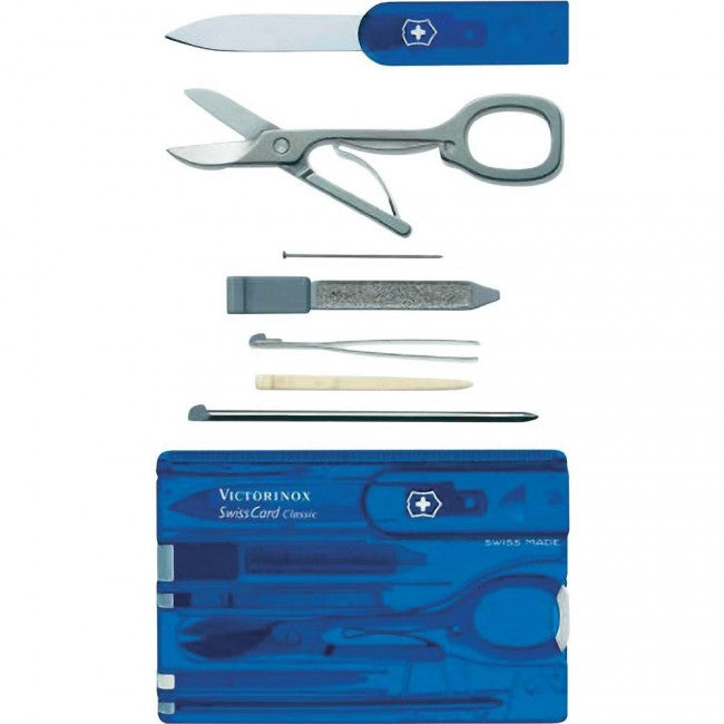 Victorinox SwissCard carta multifunzione 10v1, blu