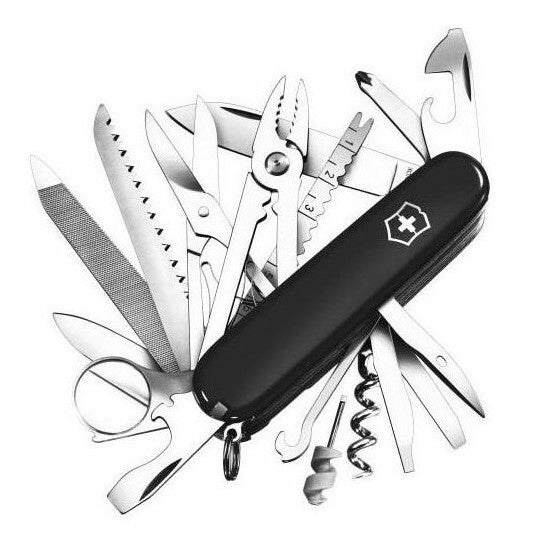 Victorinox SwissChamp coltello multifunzione 91 mm, nero, 33 funzioni