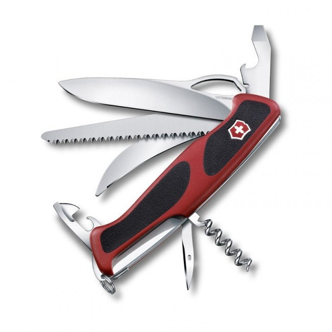 Victorinox RangerGrip 57 coltello tascabile 130mm, rosso-nero