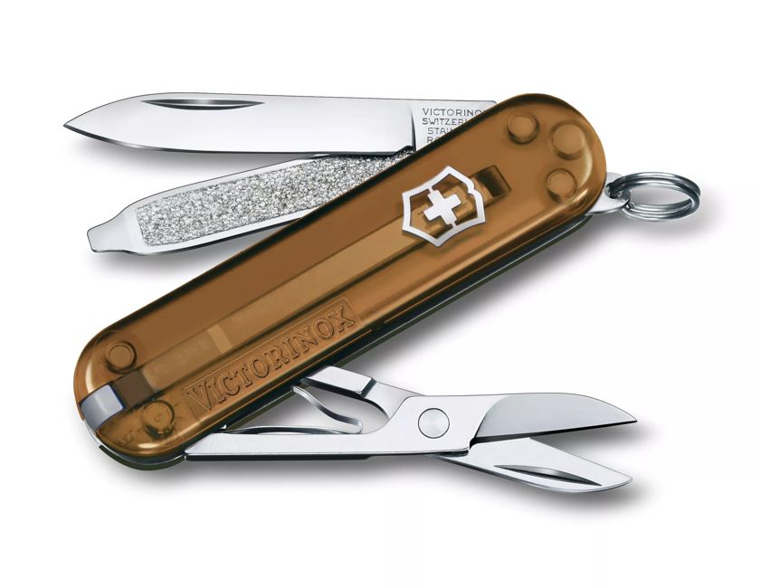 Victorinox Classic SD coltello tascabile, trasparente, marrone