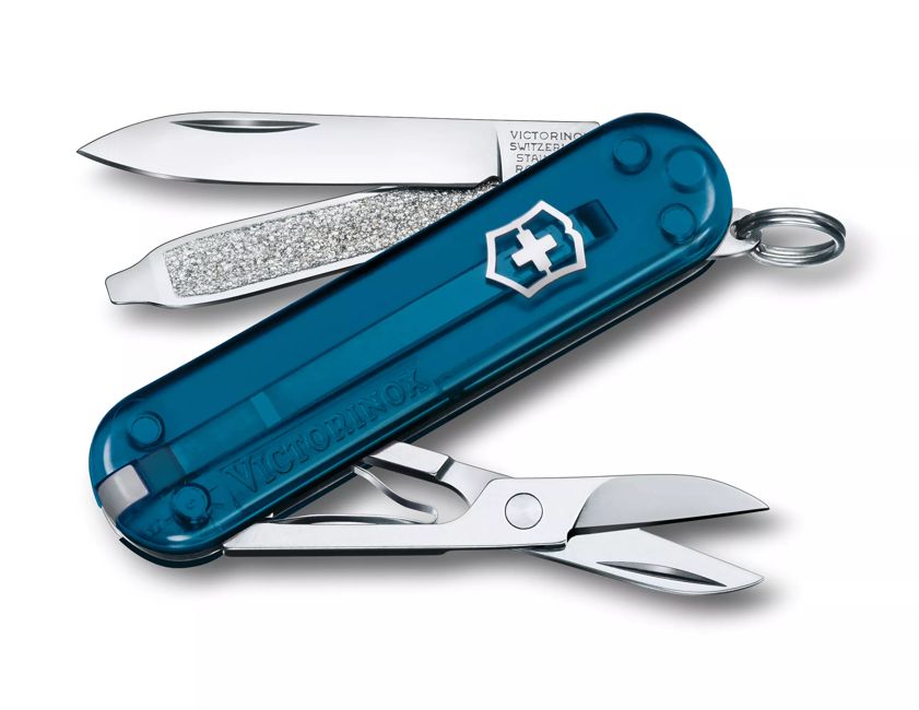 Victorinox Classic SD coltello tascabile trasparente, blu cielo