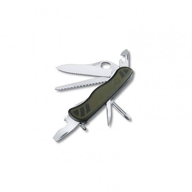 Victorinox coltello tascabile 111mm swiss army, verde-nero