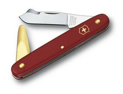 Victorinox Coltello da giardinaggio 100 mm, rosso, 2 funzioni