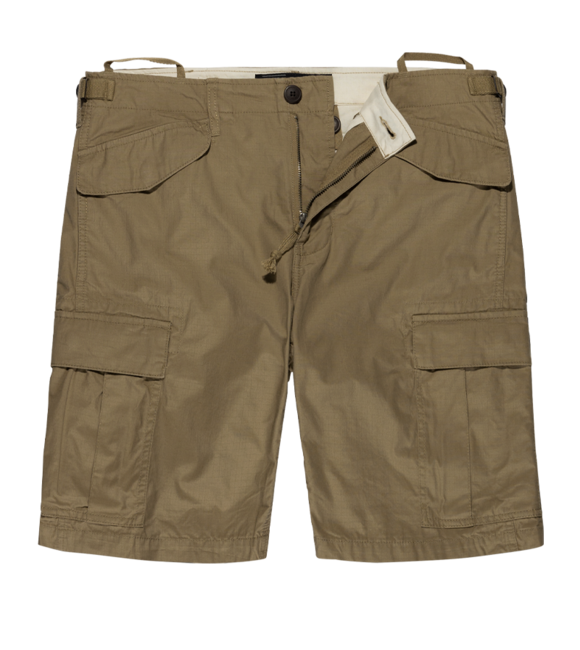 Vintage Industries Anderson pantaloni corti, kaki scuro
