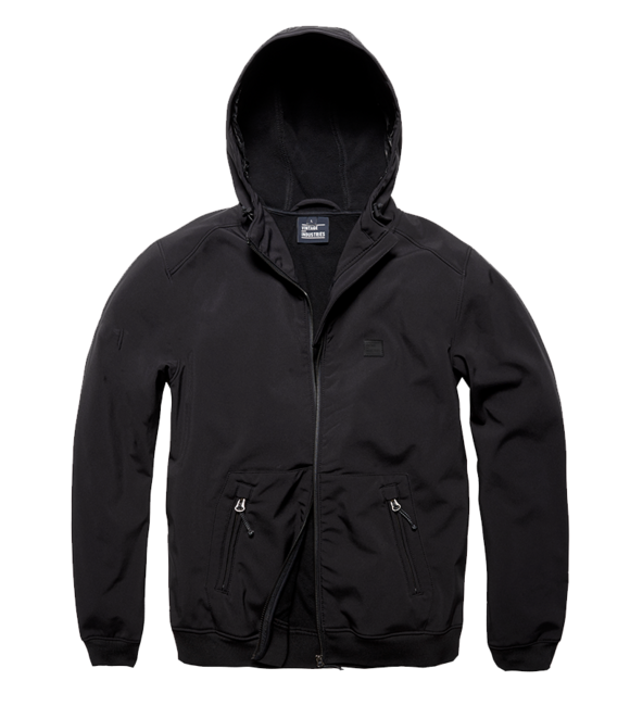Vintage Industries Ashore softshell jacket, nero