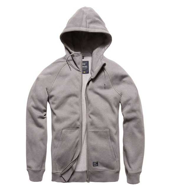 Vintage Industries Basing felpa con cappuccio, antracite