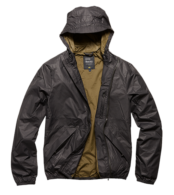 Vintage Industries Dune giacca, nera