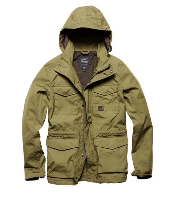 Vintage Industries Thomas giacca, drab