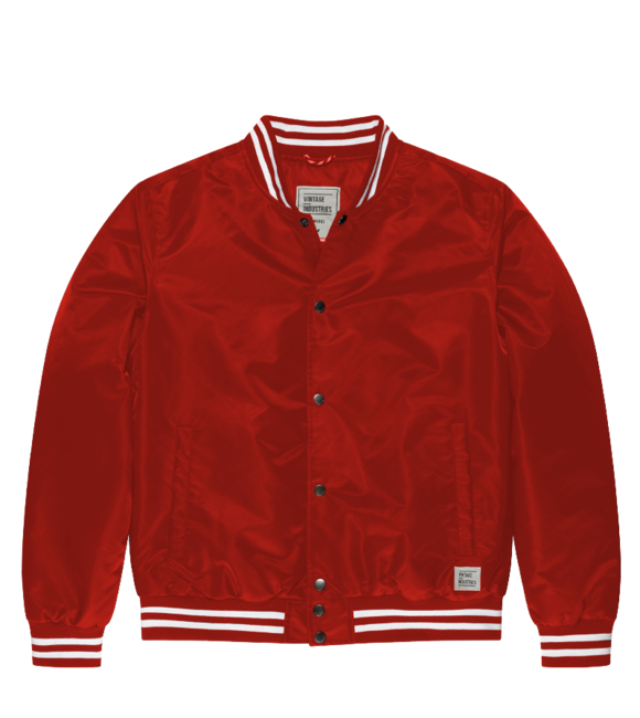 Vintage Industries Chapman giacca, rossa vivo