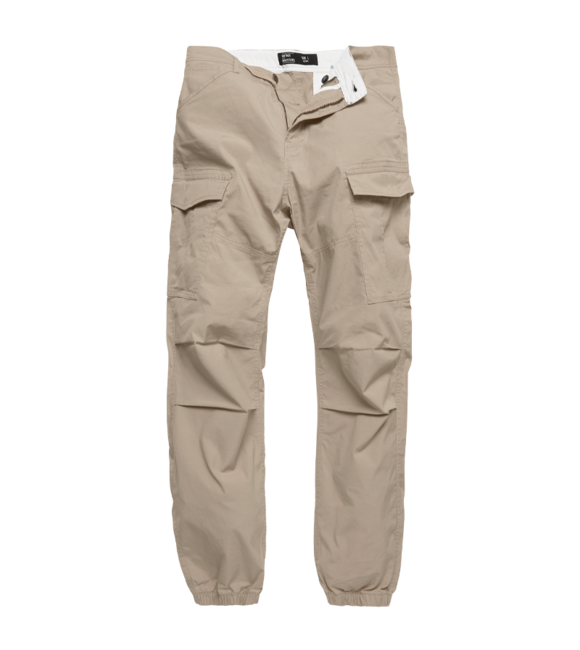 Vintage Industries Conner, pantaloni cargo jogger, beige