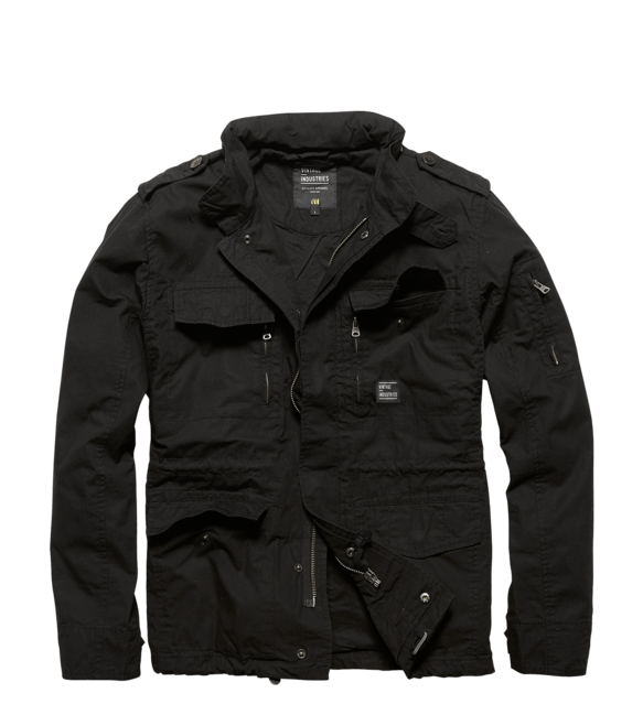 Vintage Industries Cranford giacca, nera