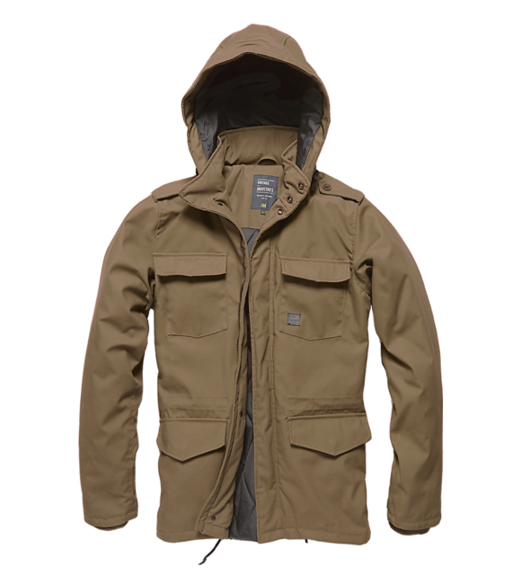Vintage Industries Darren parka, marrone scuro