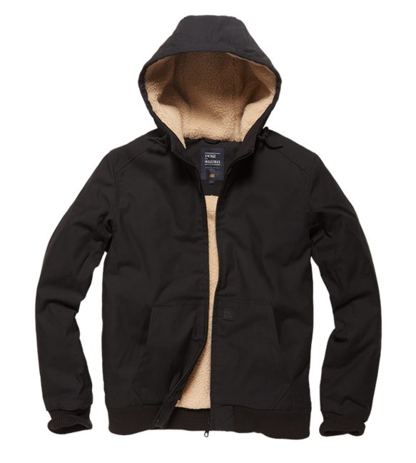 Vintage Industries Datton giacca invernale, nera