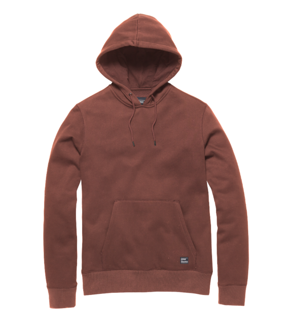 Vintage Industries Derby felpa con cappuccio, rossa