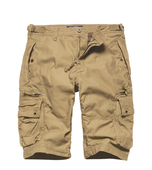 Vintage Industries Gandor pantaloni corti, kaki scuro