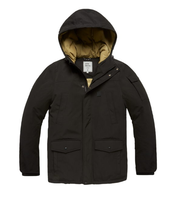 Vintage Industries Gavyn parka, nero
