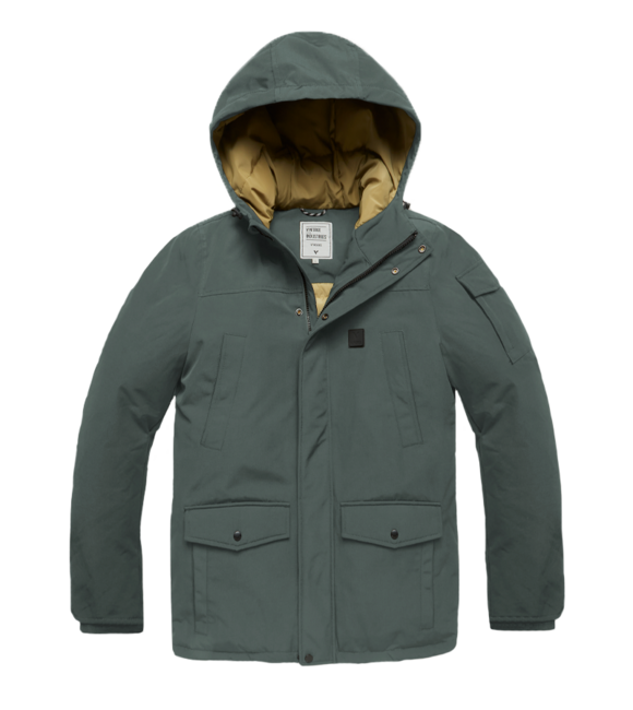 Vintage Industries Gavyn parka, grigio pietra