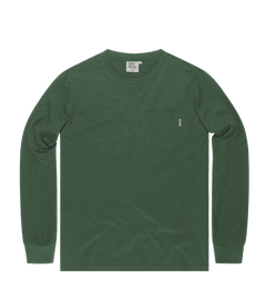 Vintage Industries Grant μακρυμάνικο μπλουζάκι pocket, Drab