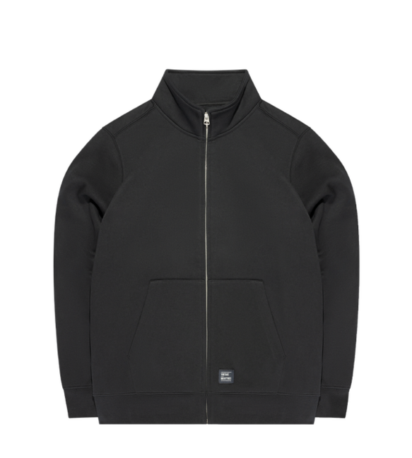 Vintage Industries Harold vest felpa da uomo con zip, nera