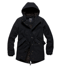 Vintage Industries Indy women's ladies parka jacket, Navy